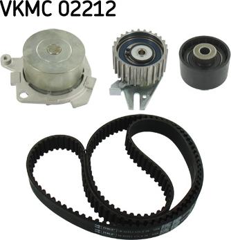 SKF VKMC 02212 - Vesipumppu + jakohihnasarja inparts.fi