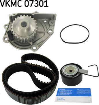 SKF VKMC 07301 - Vesipumppu + jakohihnasarja inparts.fi