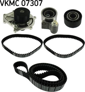 SKF VKMC 07307 - Vesipumppu + jakohihnasarja inparts.fi