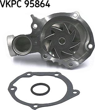 SKF VKPC 95864 - Vesipumppu inparts.fi