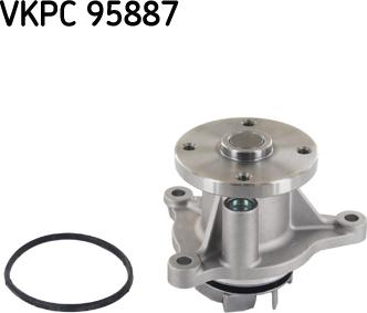 SKF VKPC 95887 - Vesipumppu inparts.fi