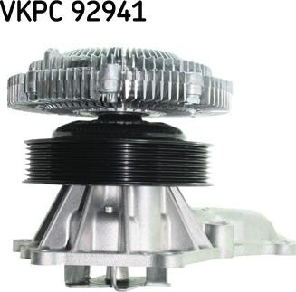 SKF VKPC 92941 - Vesipumppu inparts.fi