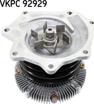 SKF VKPC 92929 - Vesipumppu inparts.fi