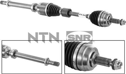 SNR DK55.017 - Vetoakseli inparts.fi