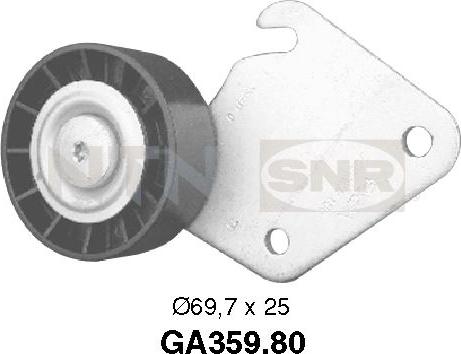 SNR GA359.80 - Ohjainrulla, moniurahihna inparts.fi