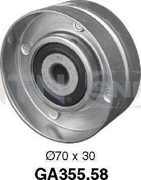 SNR GA355.58 - Ohjainrulla, moniurahihna inparts.fi