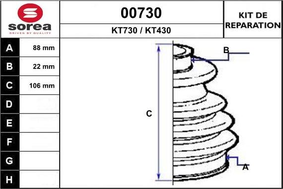 SNRA 00730 - Paljekumi, vetoakseli inparts.fi