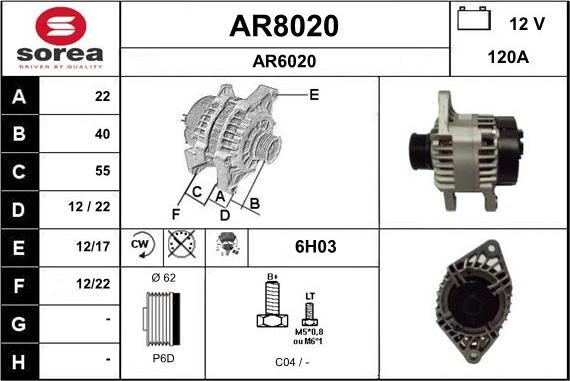 SNRA AR8020 - Laturi inparts.fi