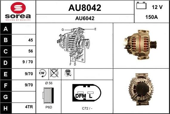 SNRA AU8042 - Laturi inparts.fi