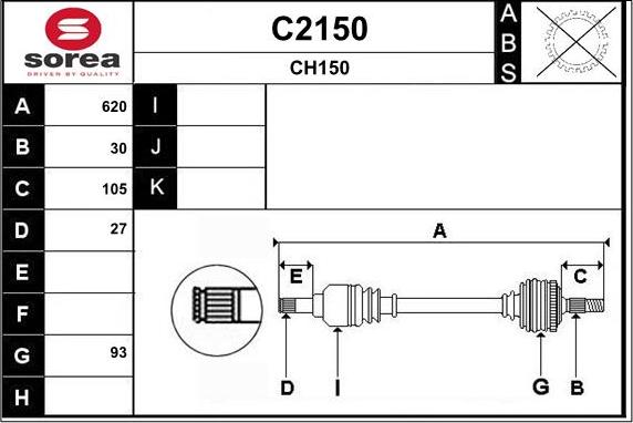 SNRA C2150 - Vetoakseli inparts.fi