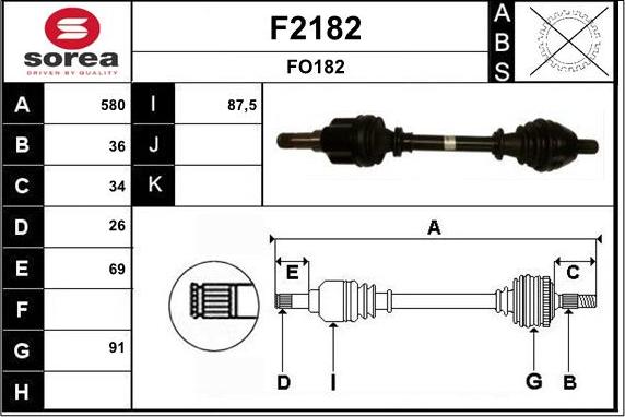 SNRA F2182 - Vetoakseli inparts.fi