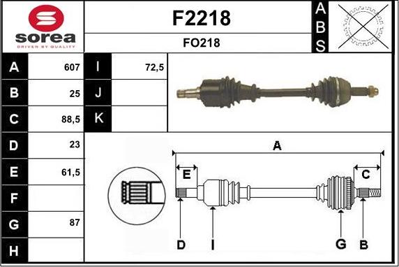 SNRA F2218 - Vetoakseli inparts.fi