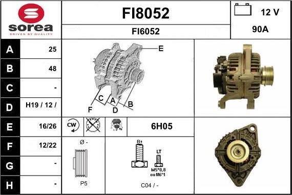 SNRA FI8052 - Laturi inparts.fi