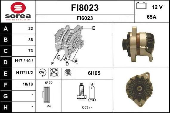 SNRA FI8023 - Laturi inparts.fi