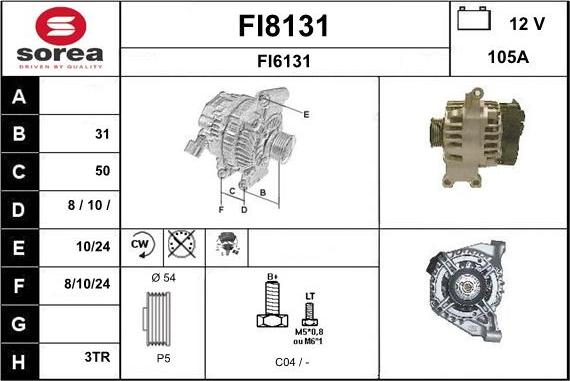 SNRA FI8131 - Laturi inparts.fi