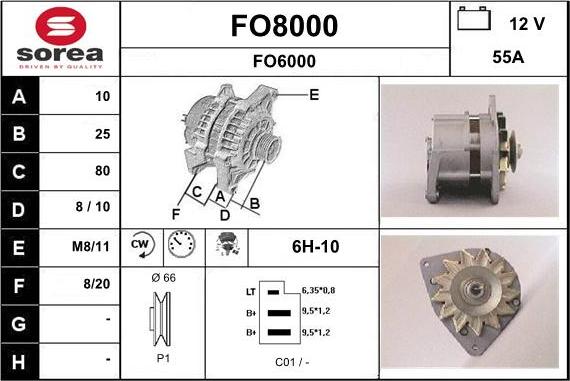 SNRA FO8000 - Laturi inparts.fi