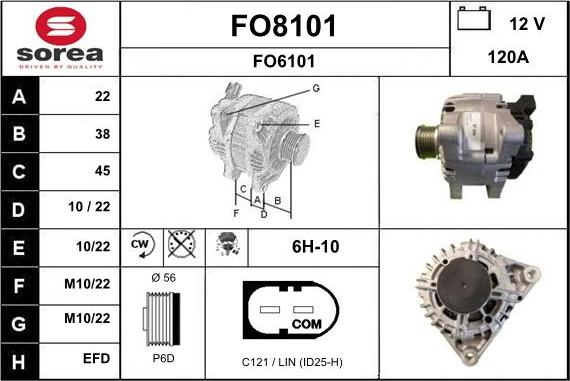 SNRA FO8101 - Laturi inparts.fi