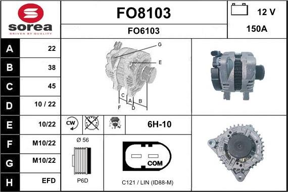 SNRA FO8103 - Laturi inparts.fi