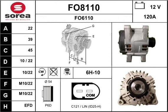 SNRA FO8110 - Laturi inparts.fi