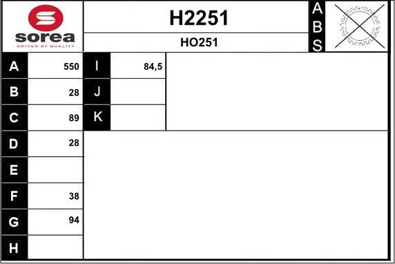 SNRA H2251 - Vetoakseli inparts.fi