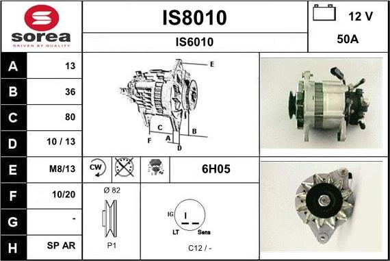 SNRA IS8010 - Laturi inparts.fi