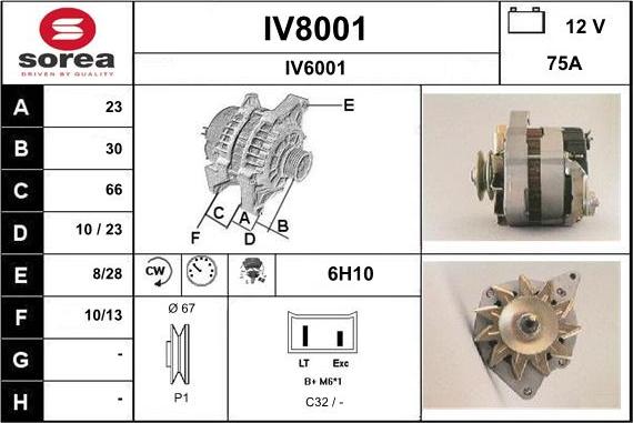 SNRA IV8001 - Laturi inparts.fi