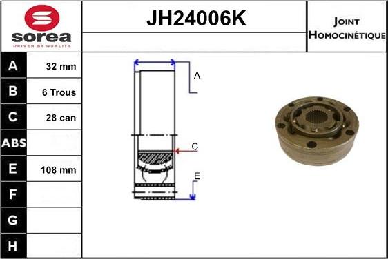 SNRA JH24006K - Nivelsarja, vetoakseli inparts.fi