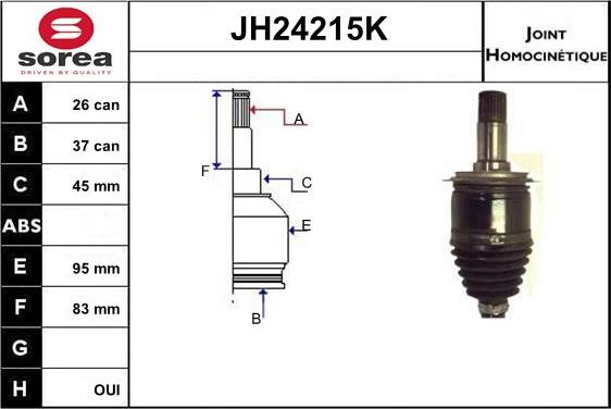 SNRA JH24215K - Nivelsarja, vetoakseli inparts.fi