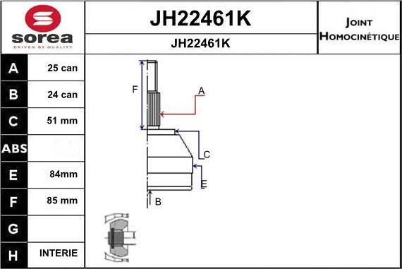 SNRA JH22461K - Nivelsarja, vetoakseli inparts.fi