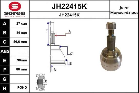 SNRA JH22415K - Nivelsarja, vetoakseli inparts.fi