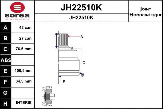 SNRA JH22510K - Nivelsarja, vetoakseli inparts.fi