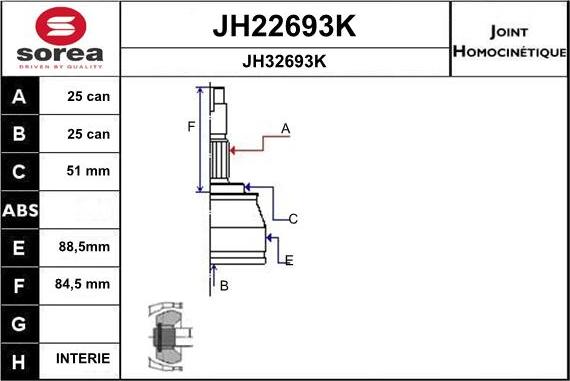 SNRA JH22693K - Nivelsarja, vetoakseli inparts.fi