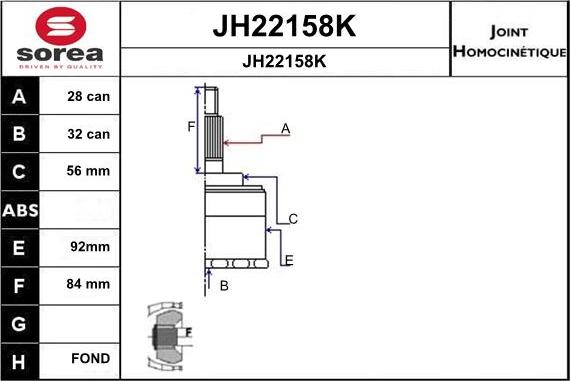 SNRA JH22158K - Nivelsarja, vetoakseli inparts.fi