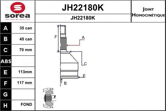 SNRA JH22180K - Nivelsarja, vetoakseli inparts.fi