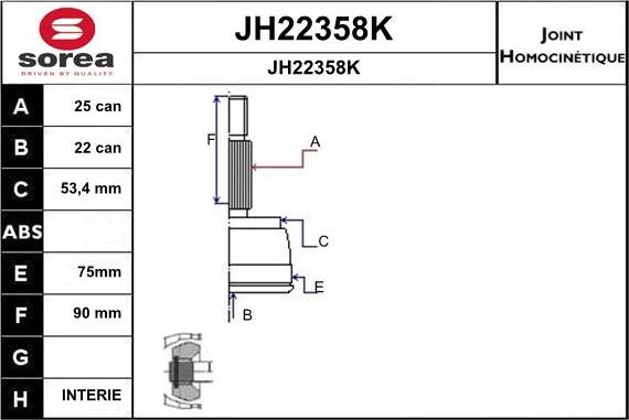 SNRA JH22358K - Nivelsarja, vetoakseli inparts.fi