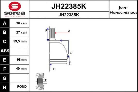 SNRA JH22385K - Nivelsarja, vetoakseli inparts.fi