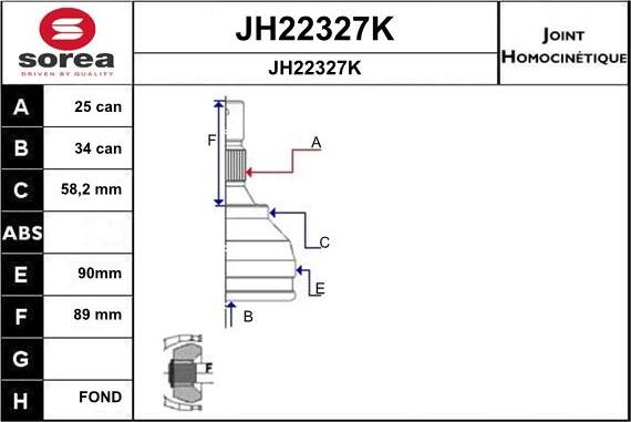 SNRA JH22327K - Nivelsarja, vetoakseli inparts.fi
