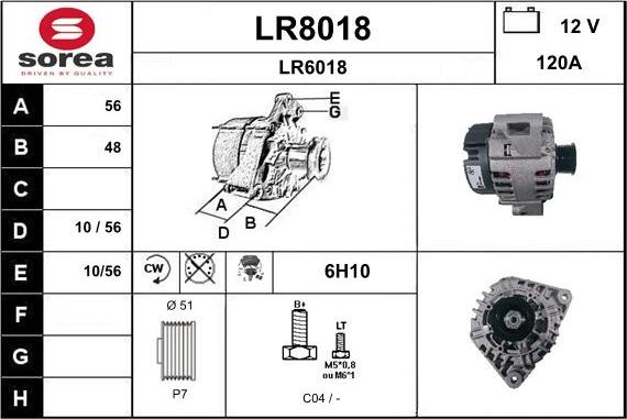 SNRA LR8018 - Laturi inparts.fi