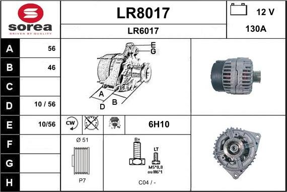 SNRA LR8017 - Laturi inparts.fi