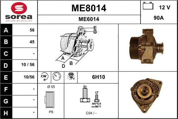 SNRA ME8014 - Laturi inparts.fi