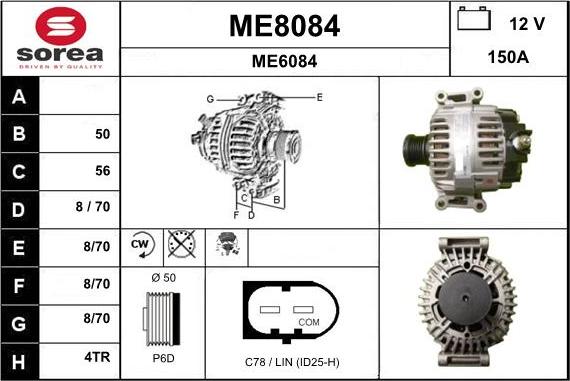 SNRA ME8084 - Laturi inparts.fi