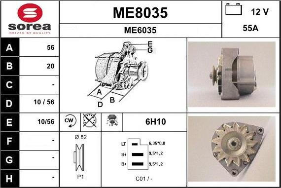 SNRA ME8035 - Laturi inparts.fi