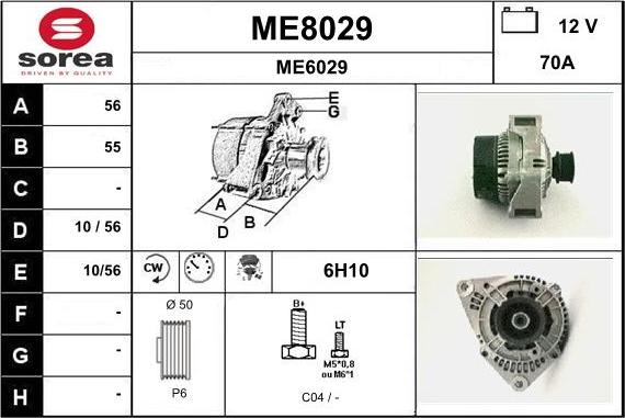 SNRA ME8029 - Laturi inparts.fi