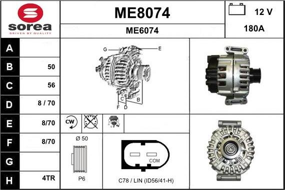 SNRA ME8074 - Laturi inparts.fi