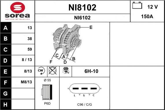 SNRA NI8102 - Laturi inparts.fi