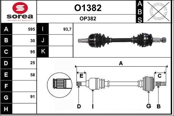 SNRA O1382 - Vetoakseli inparts.fi