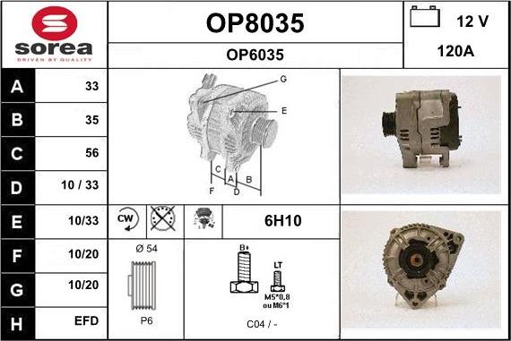 SNRA OP8035 - Laturi inparts.fi