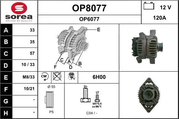 SNRA OP8077 - Laturi inparts.fi