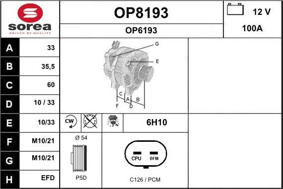 SNRA OP8193 - Laturi inparts.fi