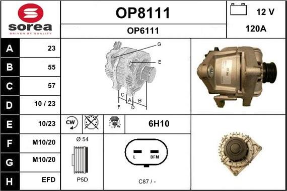 SNRA OP8111 - Laturi inparts.fi